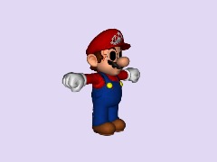 Mario from Mario galaxy Wii remake by Unfortunately