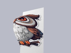 3D Owl by Shereen