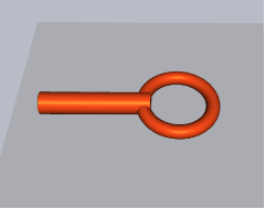 3D pipes sample: Locking key