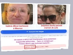 44 pour cent De Match Sur Facepair.com Entre Valérie Minet Et Delphine Daviet .. C'est La Même Personne, La Même Barbouze à Macron, Il N'y A Aucun Doute Possible .. by Gobbo