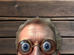 Self  Portrait Alien Face by Timtniet