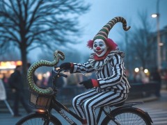 Le Clown  by Philipperivrain