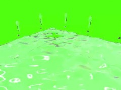 Green screen water by Dumbcomics