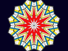 Abstract Digital Firework by Cartman