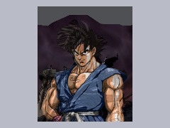 Goku To Kenshiro by Shinryu1