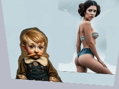 Petit Richard Réussira T Il à Manger lanus boursouflé De Grande Léia ? by Gobbo