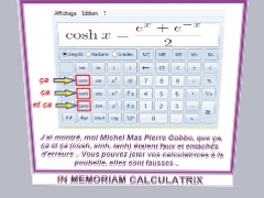 Cosh, Sinh et Tanh sont Faux Et Entachés D'Erreurs .. Vous Pouvez Jeter Vos Calculatrices à La Poubelle, Elles Sont Fausses .. by Gobbo
