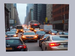  Lots of traffic in New York  by Unfortunately