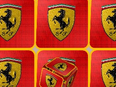 Ferrari Logo(p!Clrr)byPayoSosa1965+PxlCtBG+De-la-Gota-100�xlCtBG2x&Fnd.Rj.1500x1500+Efct.Artstc.Cmnt+PxlCtBG by 1965PayoSosa