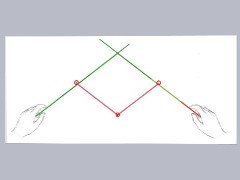 2\cdot\arctan(\sqrt{2}) soit 109,47°   L'angle magique by Gobbo